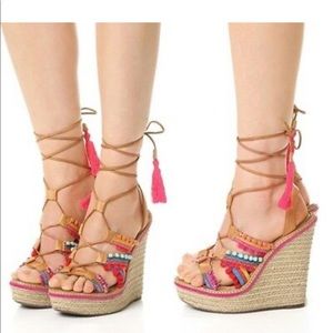 Brand new colorful Mexican espadrille 35